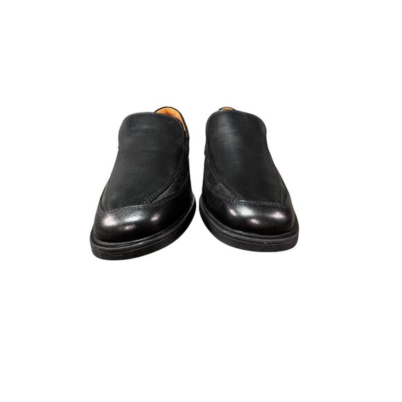 Clarks Mens Tilden Free Black Leather Slip-On Loafers Size 10.5M - Picture 6 of 8